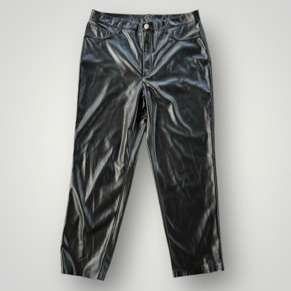 🎉5 for $45🎉 Joie Faux Leather Pants Women Size 14 Black